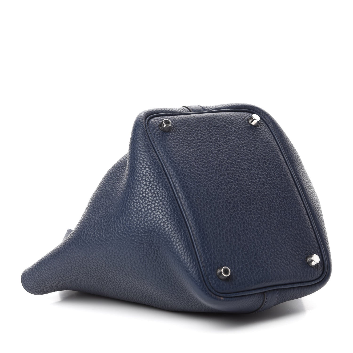 Hermes Taurillon Clemence Picotin Lock 18 PM Bleu Abysse 4 of 10