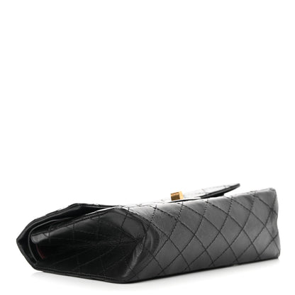 Chanel Aged Calfskin Quilted 2.55 Reissue 225 Flap Black 3 of 12