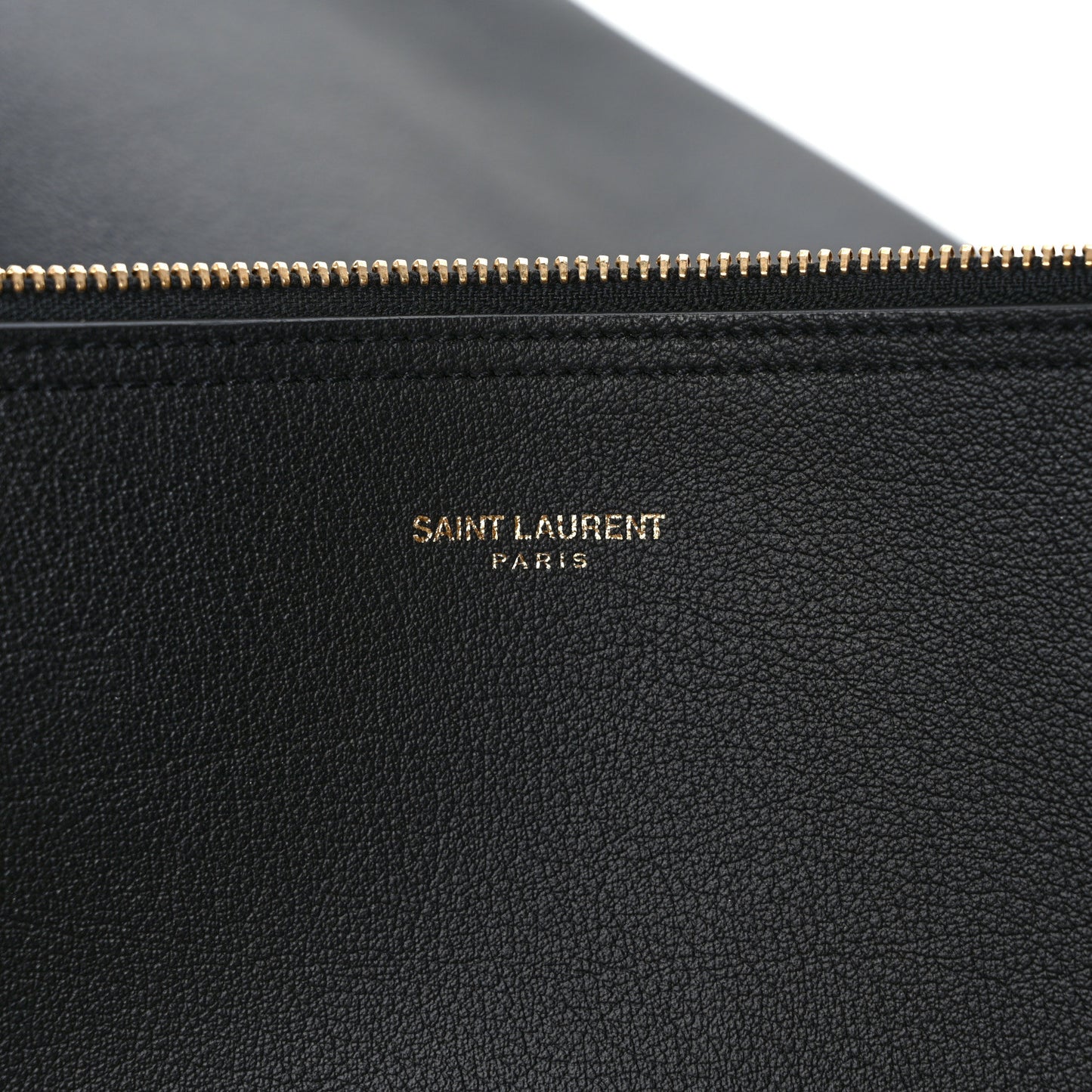 Calfskin Large Shopping Tote Black