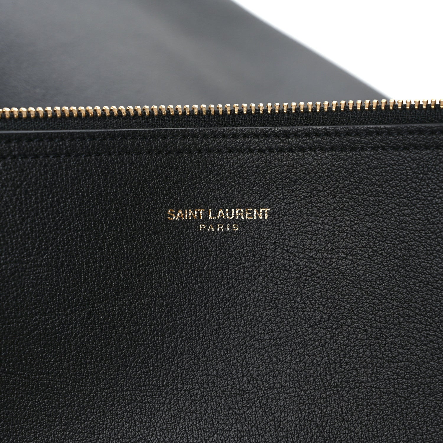 Saint Laurent Calfskin Large Shopping Tote Black 7 of 10