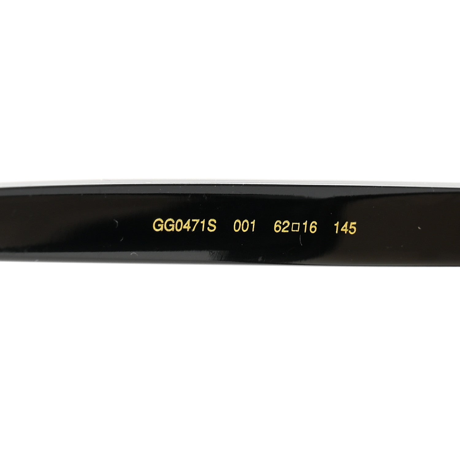 Gucci Acetate Oversize Square Frame GG0471S Sunglasses Black 6 of 7