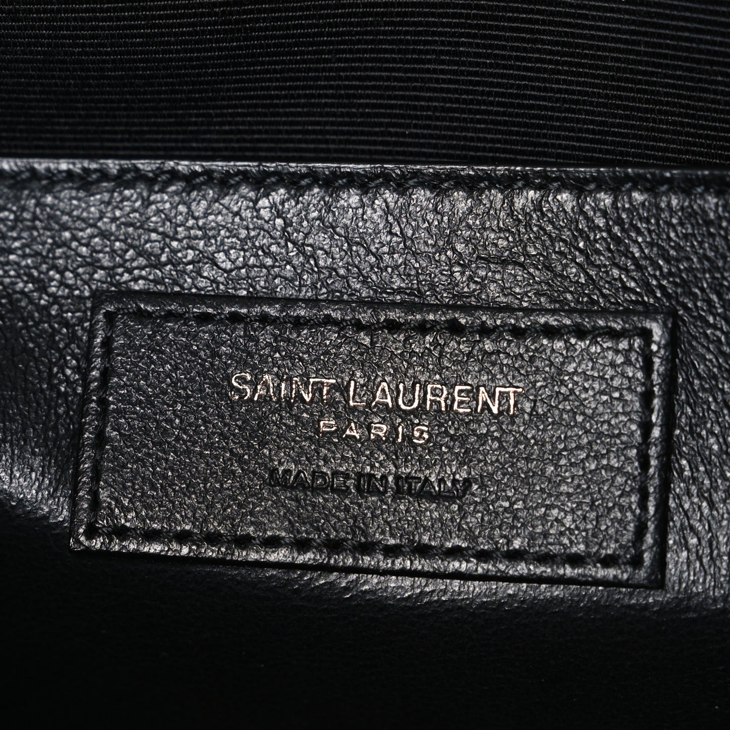 Grain De Poudre Medium Classic Monogram Monochrome Kate Satchel Black