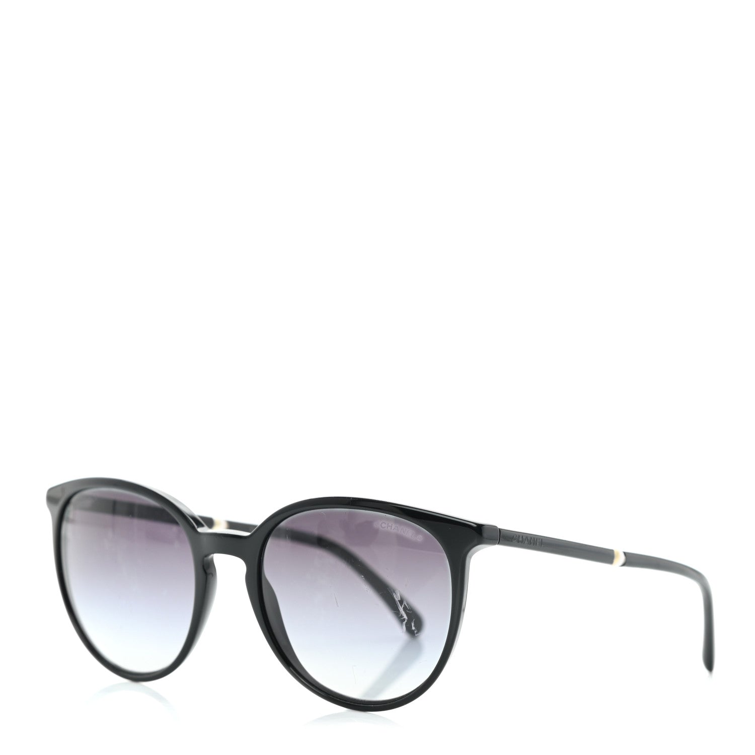Chanel Acetate Butterfly Pearl Sunglasses 5394 Black 1 of 7