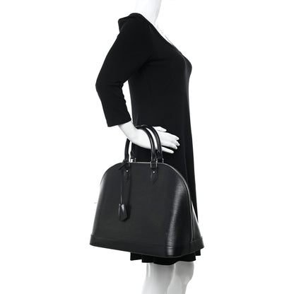 Louis Vuitton Epi Alma GM Black 2 of 17