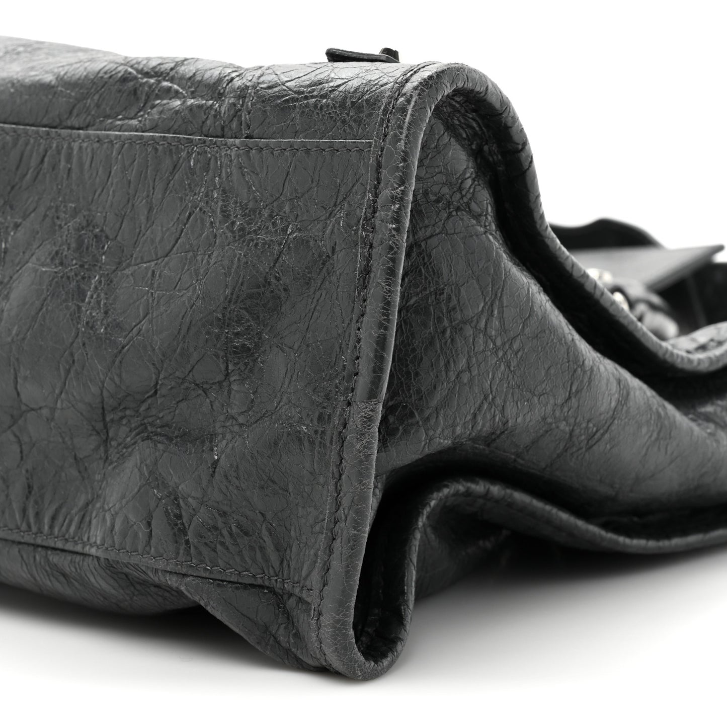 Agneau Classic Silver Hardware City Gris Fossile Anthracite