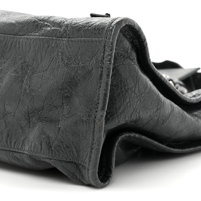 Balenciaga Agneau Classic Silver Hardware City Gris Fossile Anthracite 8 of 15
