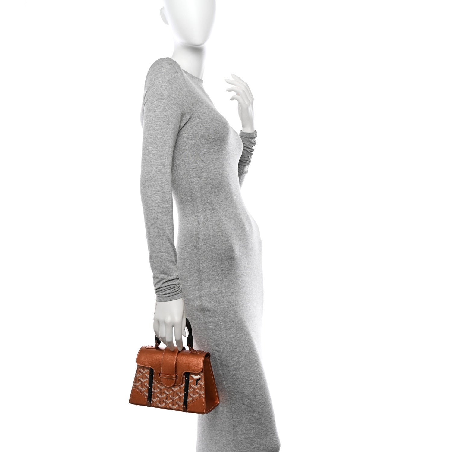 Goyard Goyardine Precious Metal Structure Mini Saigon Rose Gold 2 of 12