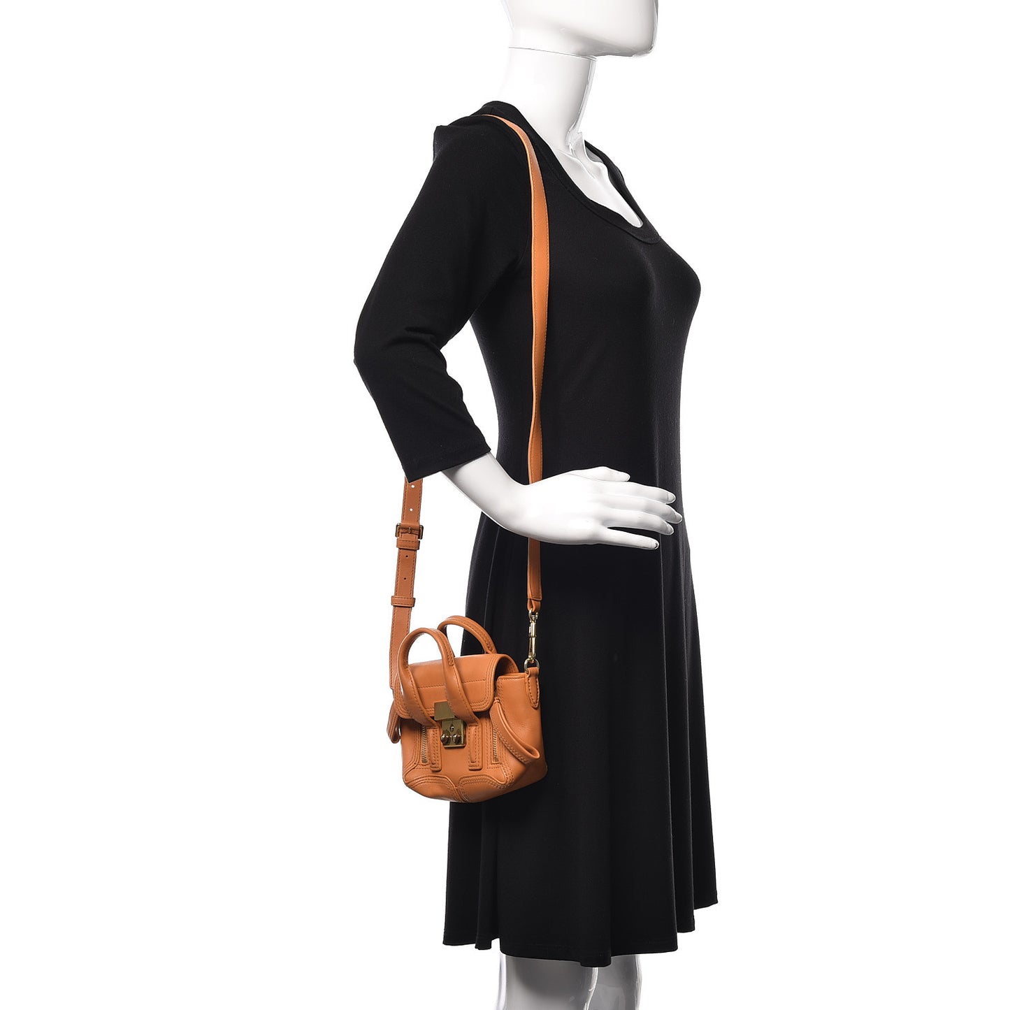 3.1 Smooth Calfskin Nano Pashli Satchel Saffron