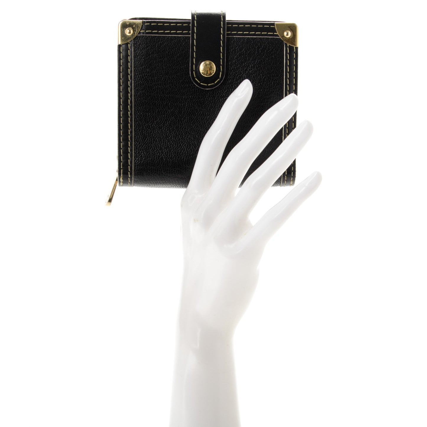 Suhali Compact Zipped Wallet Black