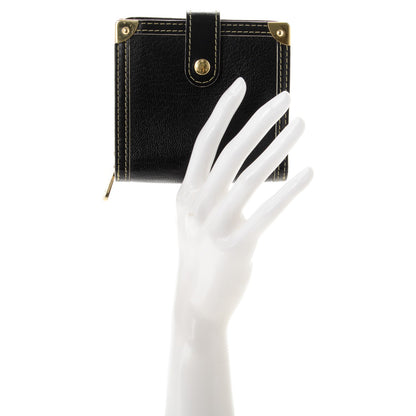 Louis Vuitton Suhali Compact Zipped Wallet Black 2 of 7