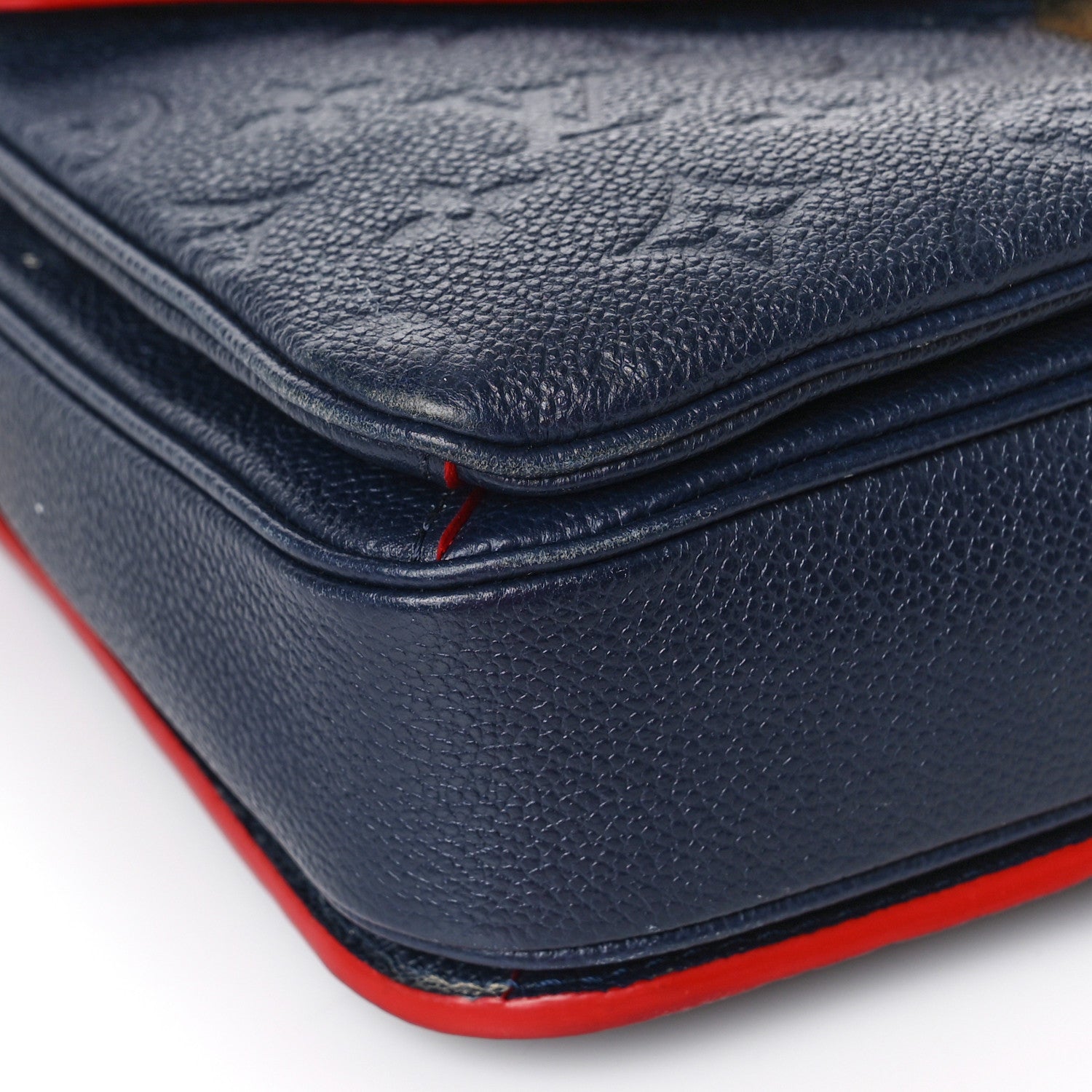 Louis Vuitton Empreinte Pochette Metis Marine Rouge 7 of 14