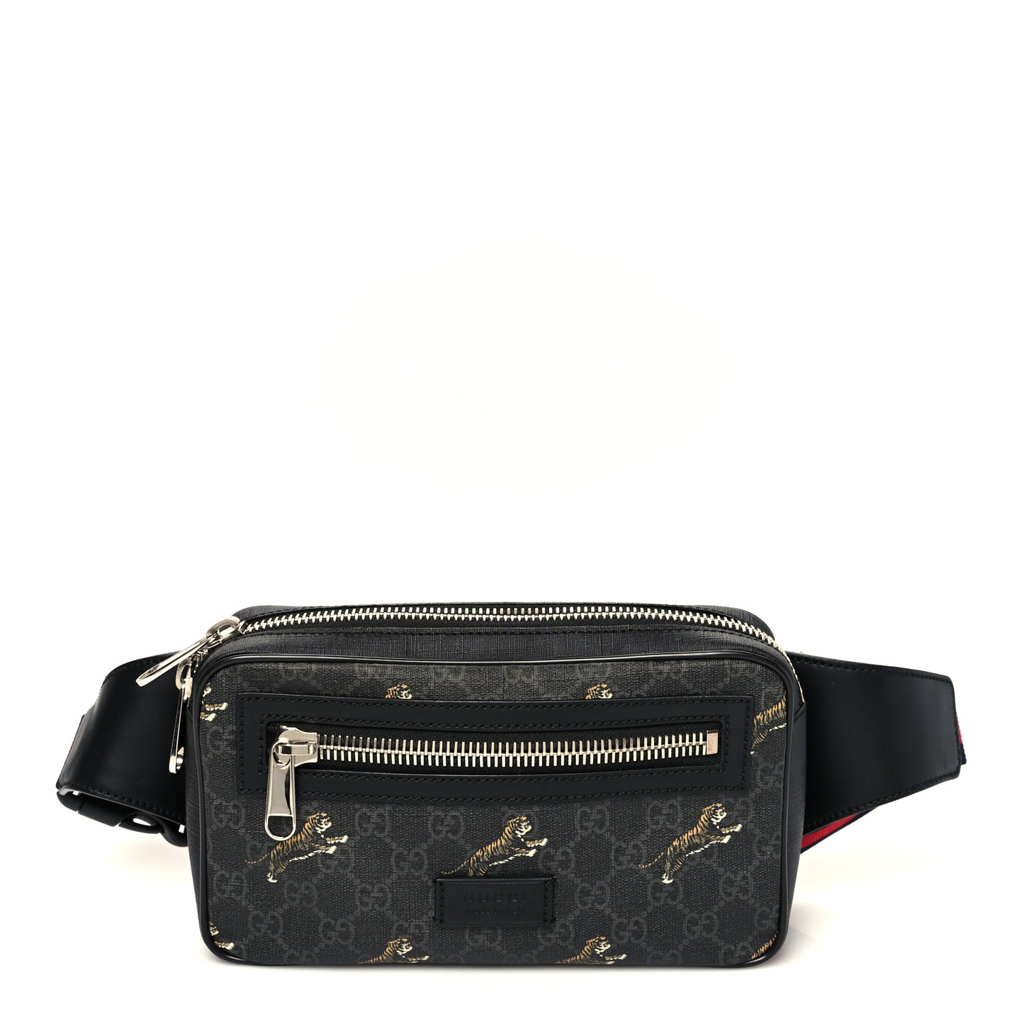 Soft GG Supreme Monogram Tigers Belt Bag Black Multicolor