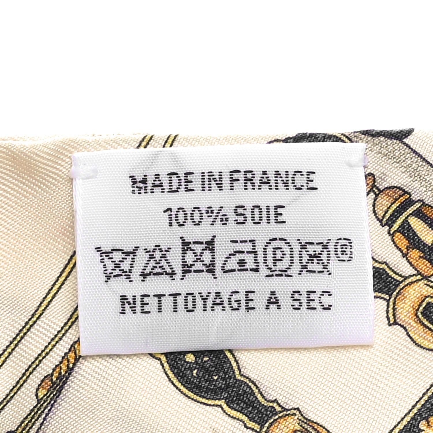 Hermes Silk Grand Apparat Twilly Ivoire Marine Rose 3 of 4