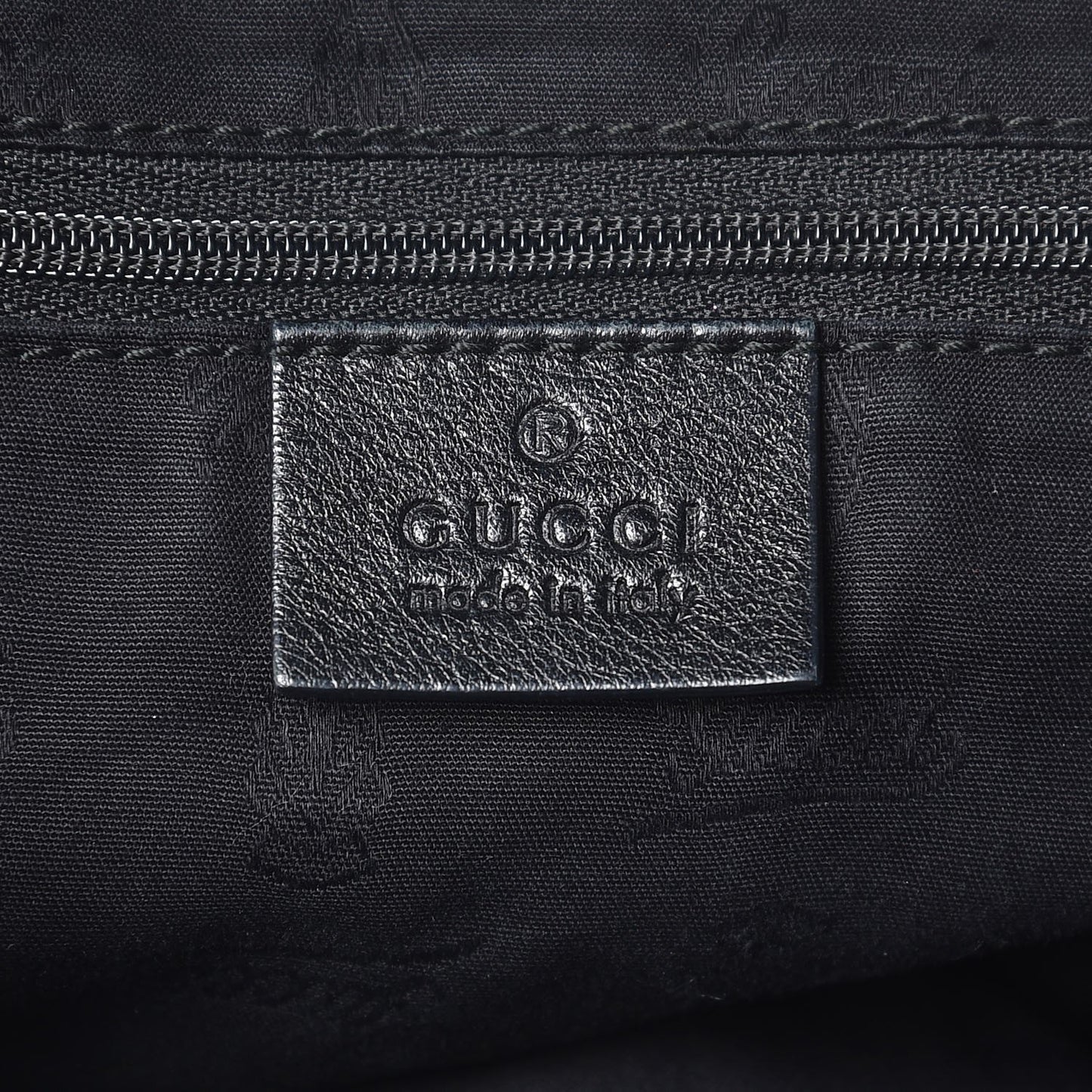 Guccissima Large New Ladies Web Hobo Black