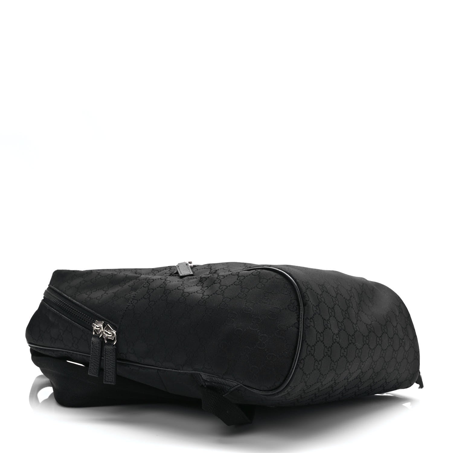 Gucci Nylon Monogram Slim Backpack Black 4 of 8