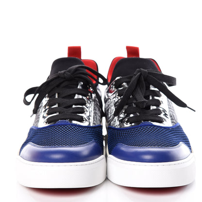 Christian Louboutin Calfskin Mesh Aurelien Flat Sneakers 44 Multi 2 of 8