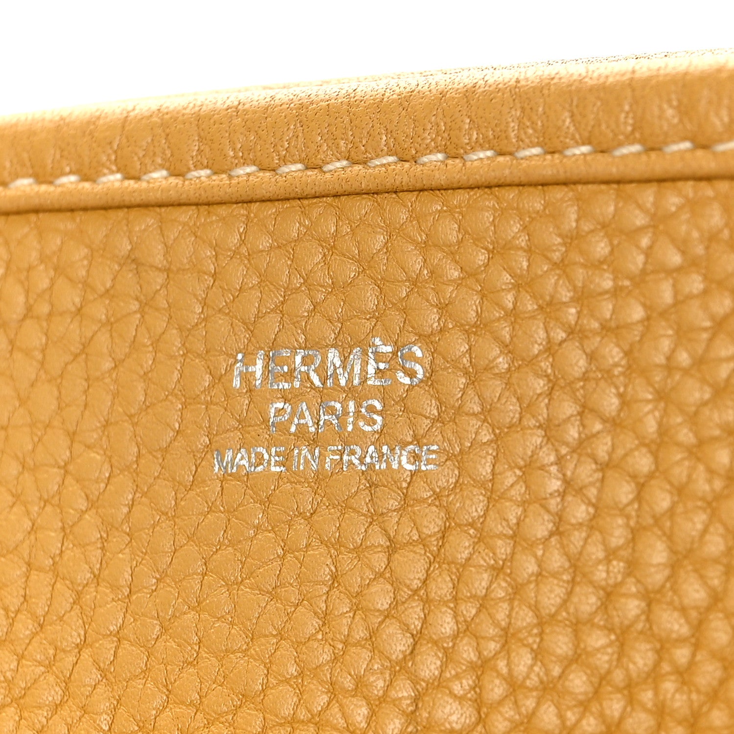 Hermes Taurillon Clemence Amazone Evelyne II PM Curry 6 of 8