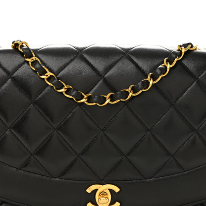 Chanel Lambskin Quilted Medium Single Flap Black 8 of 11
