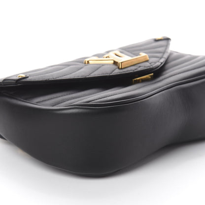 Louis Vuitton Calfskin New Wave Chain MM Black 7 of 8