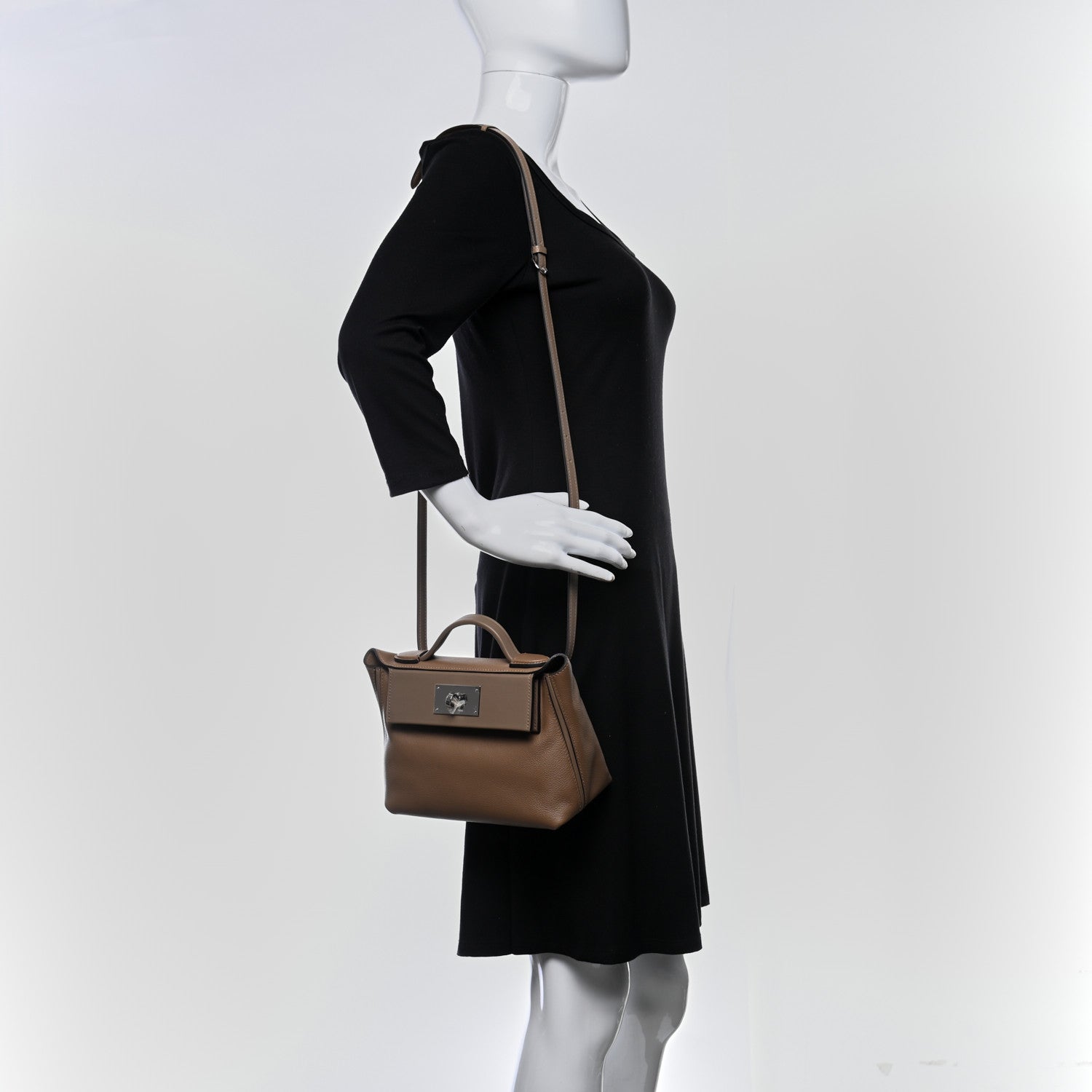 Hermes Evercolor Swift 24/24 21 Beige De Weimar Etoupe 2 of 11