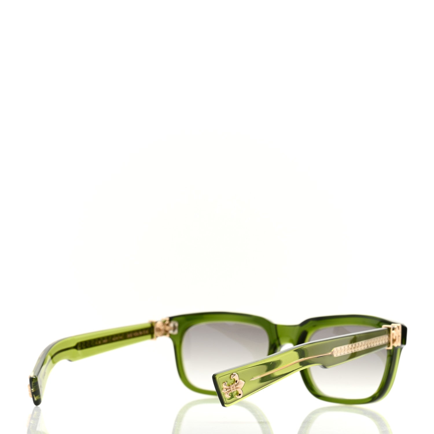 Chrome Hearts Acetate See You In Tea Sunglasses Green 4 of 8