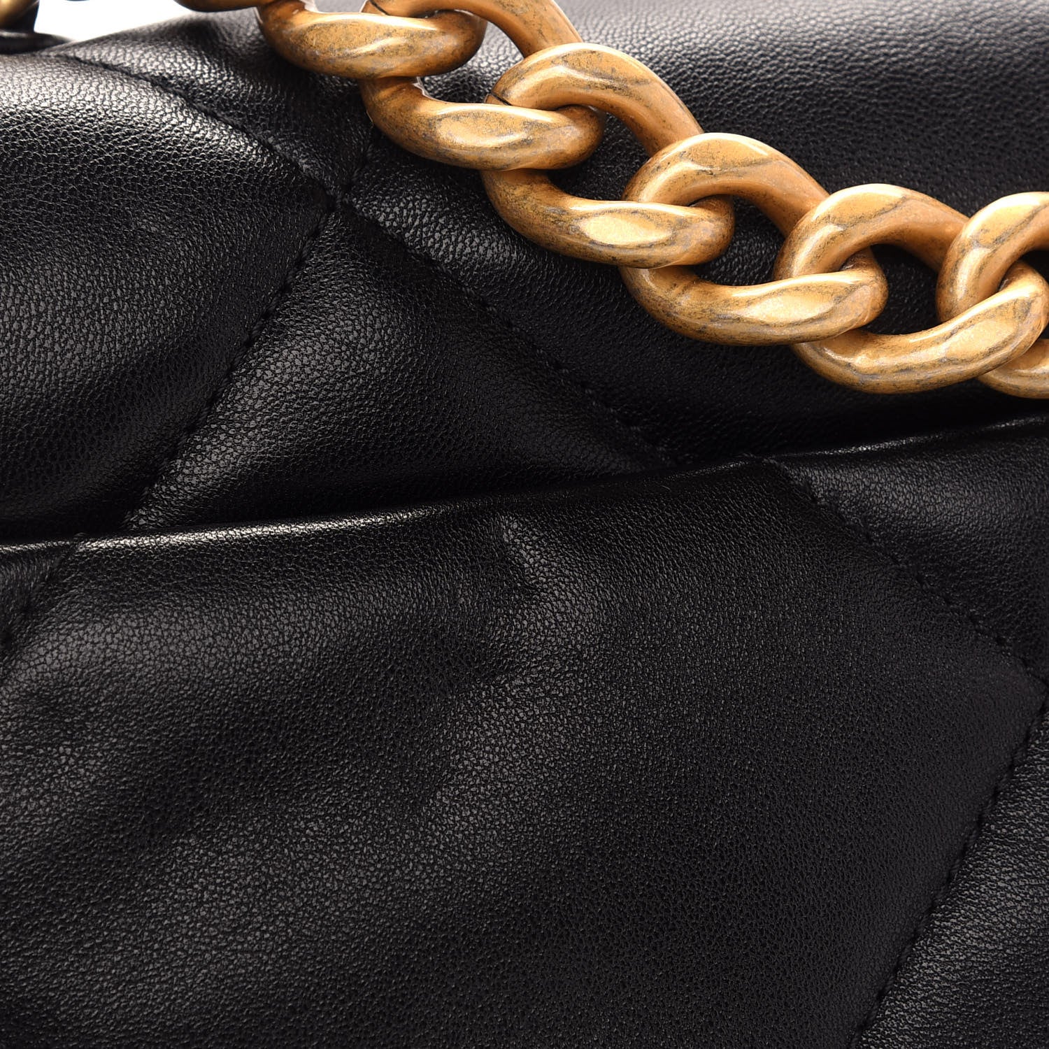 Chanel Lambskin Quilted Medium Chanel 19 Flap Black 8 of 10