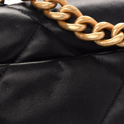 Chanel Lambskin Quilted Medium Chanel 19 Flap Black 8 of 10