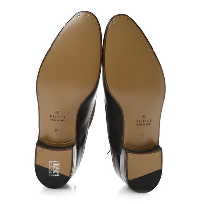 Gucci New Waxed Calfskin Supersofty Oxfords 10 Cocoa Brown Sugar 6 of 9
