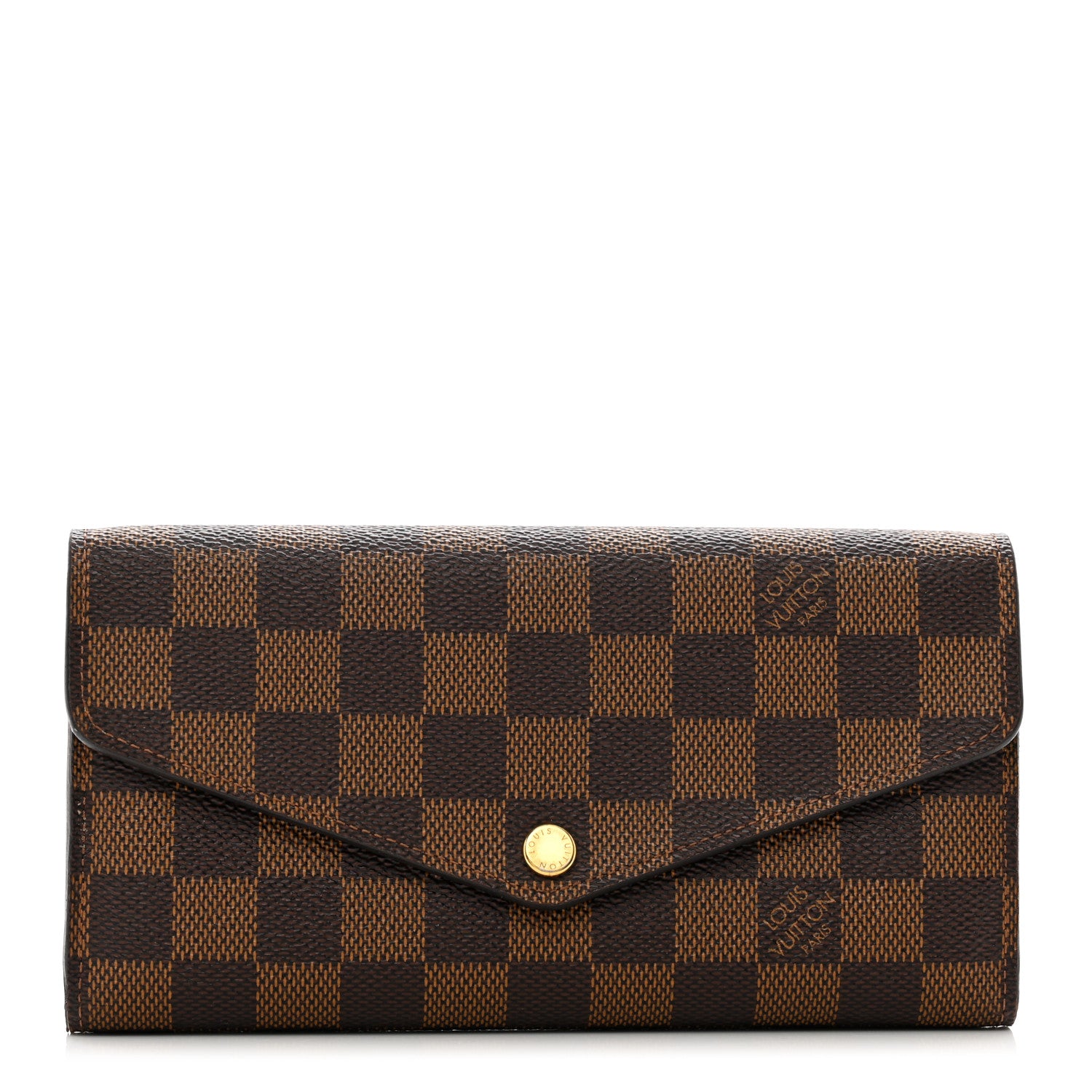 Louis Vuitton Damier Ebene Sarah Wallet NM 1 of 9