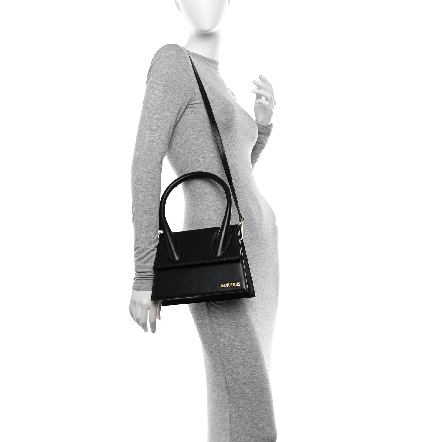 Jacquemus Smooth Calfskin Le Grand Chiquito Black 2 of 14