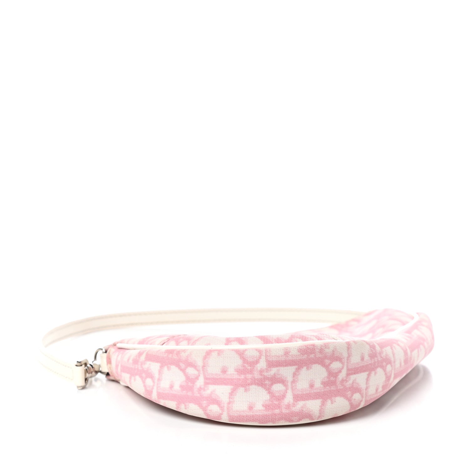 Christian Dior Monogram Mini Saddle Pochette Pink 4 of 10