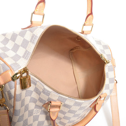 Louis Vuitton Damier Azur Speedy Bandouliere 30 6 of 9