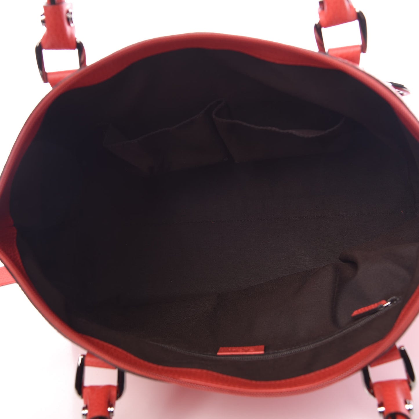 Dollar Calfskin Medium GG Charm Dome Satchel Sporting Red