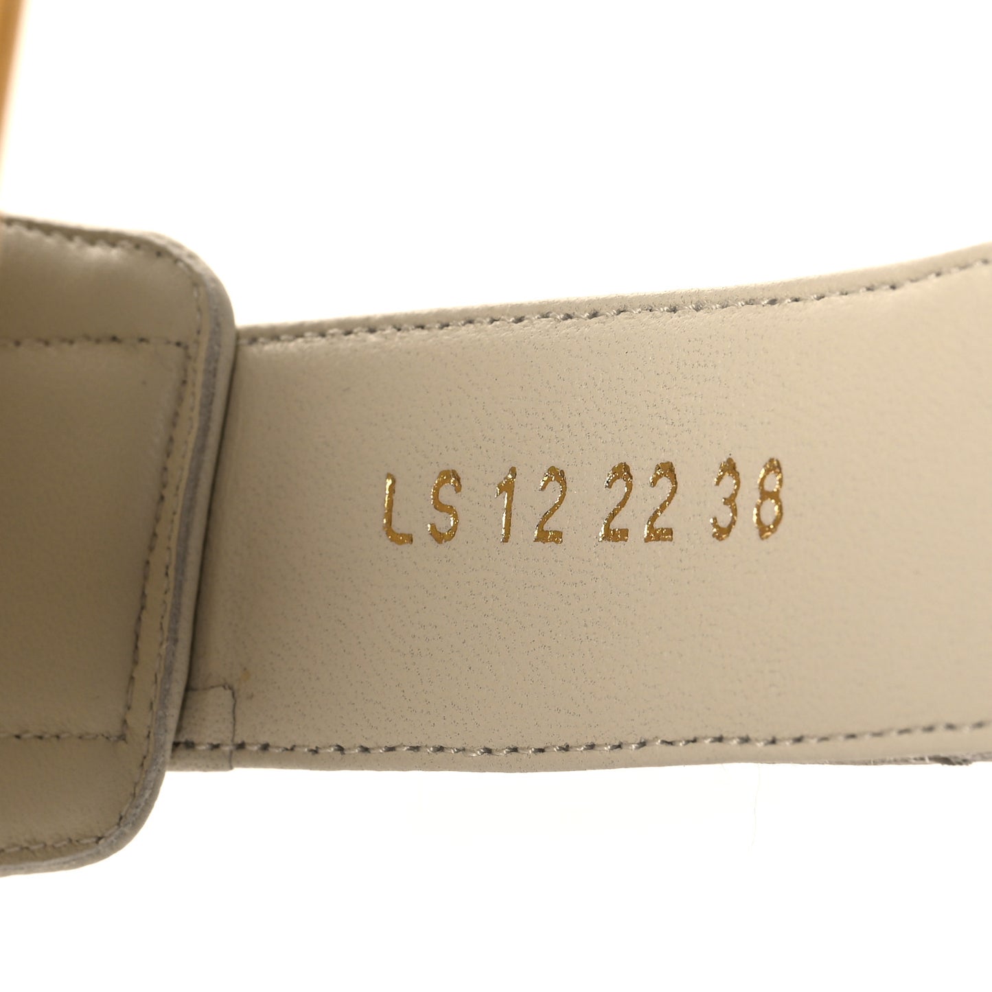 Lambskin Dioract 10mm Sandals 38 Off White