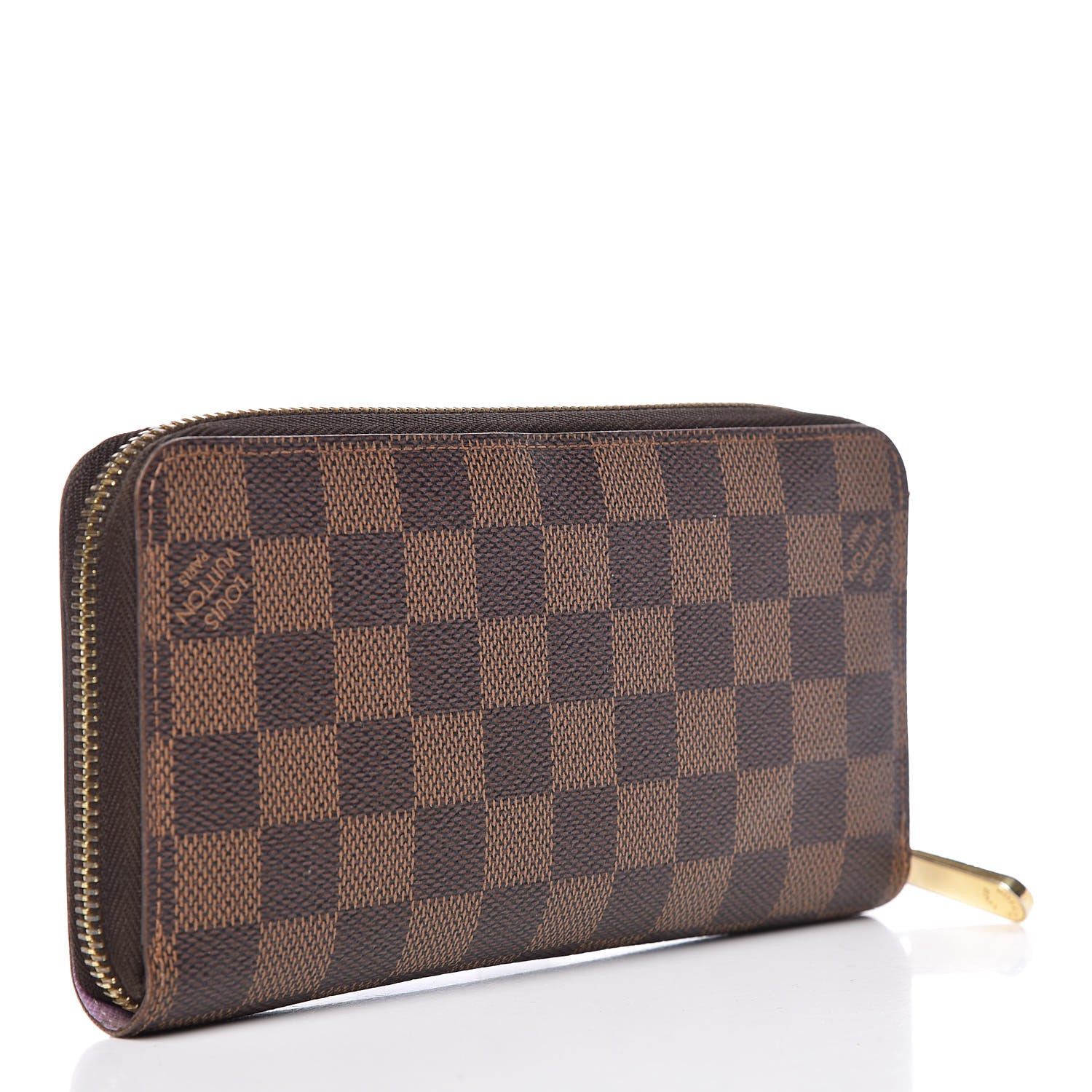 Louis Vuitton Damier Ebene Illustre Zippy Wallet Violet 3 of 8