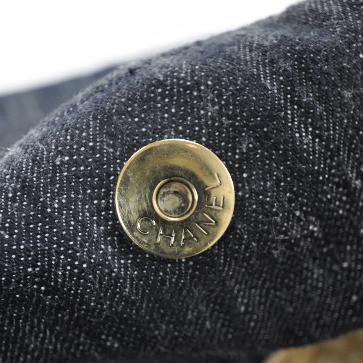 Chanel Denim XL Coco Cabas Tote Blue 10 of 10