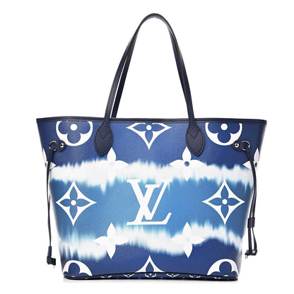 Louis Vuitton Monogram Escale Neverfull MM Blue 1 of 11