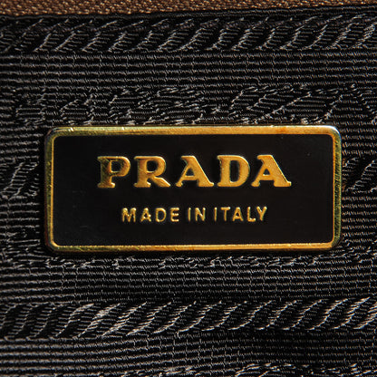 Prada Vitello Daino Drawstring Bucket Rame 6 of 9