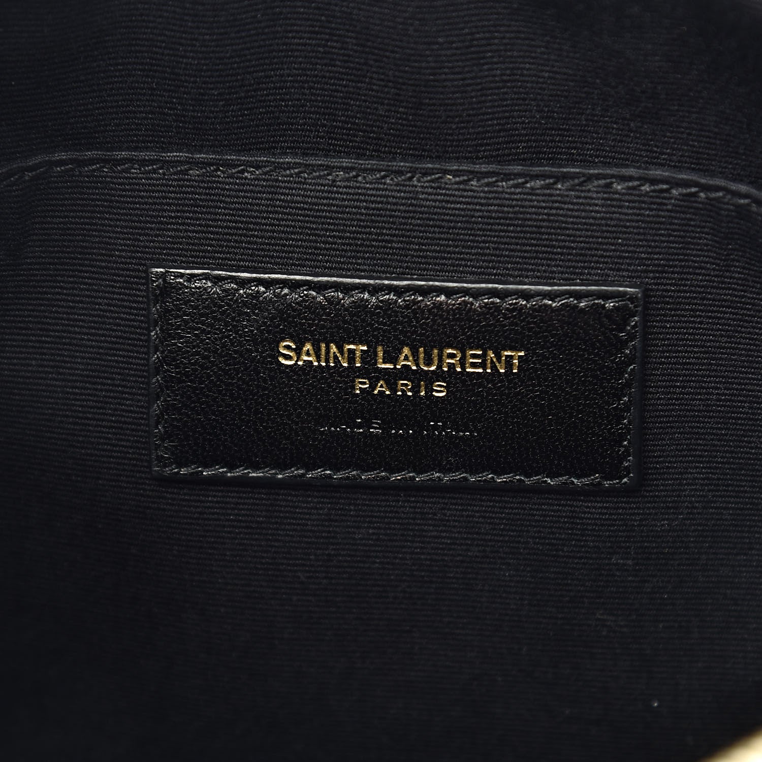 Saint Laurent Calfskin Matelasse Monogram Lou Camera Bag Black 6 of 9