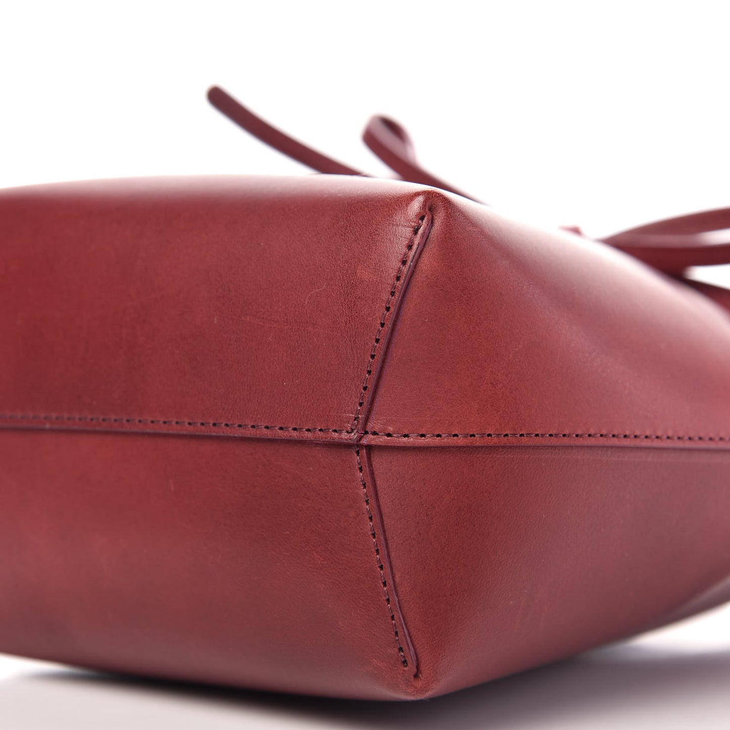 Calfskin Mini Mini Bucket Bag Burgundy