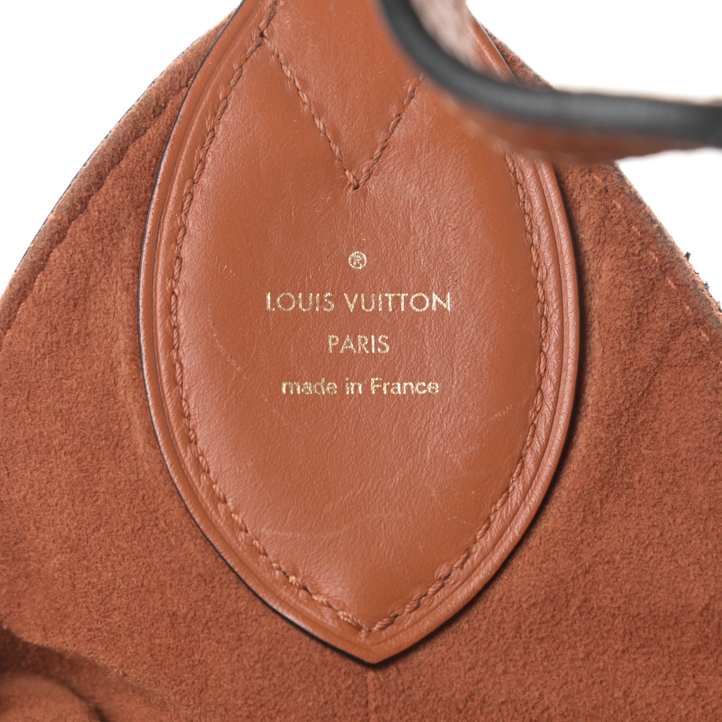 Monogram Flower Hobo Caramel