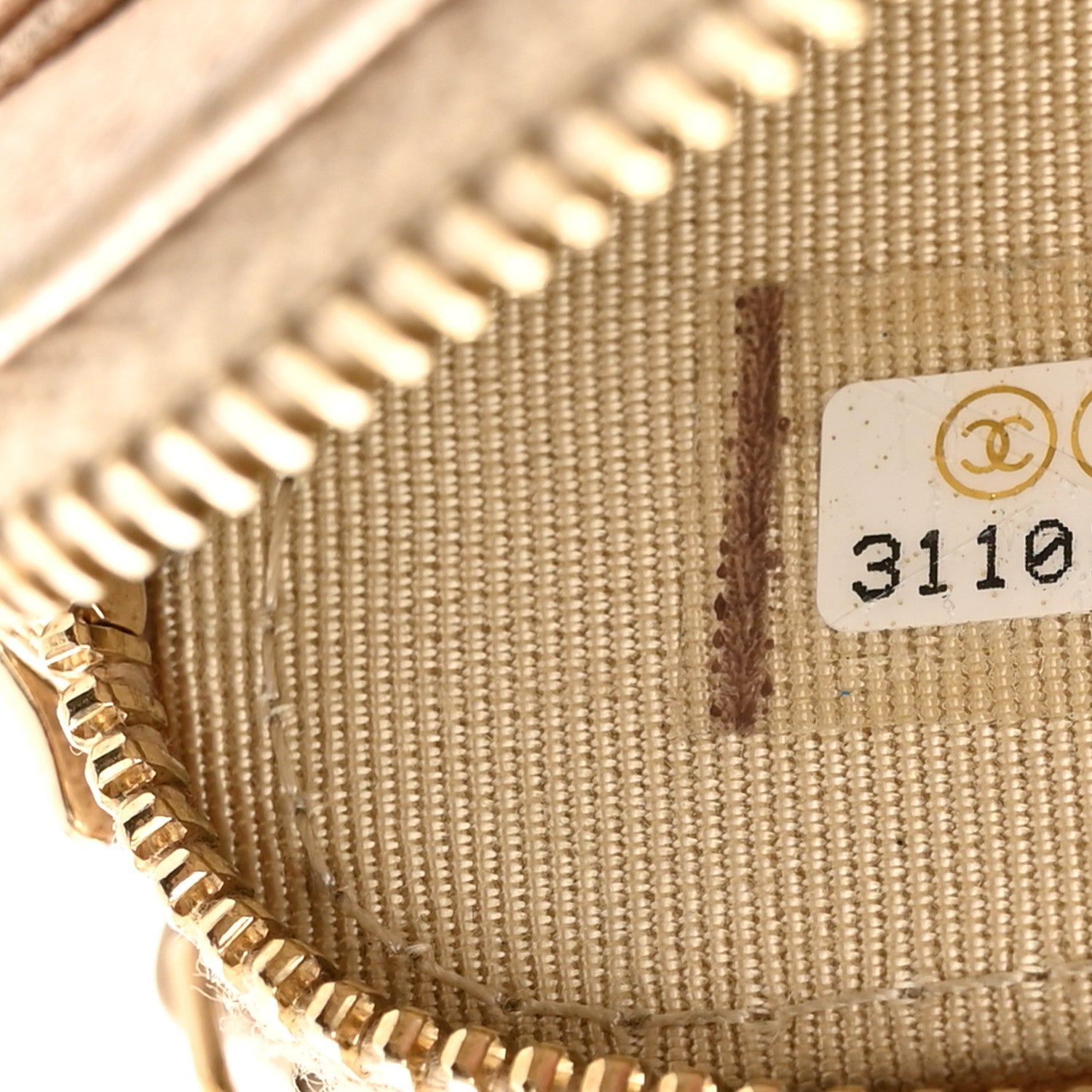 Chanel Metallic Lambskin Quilted Small Clutch With Chain Gold 9 of 12