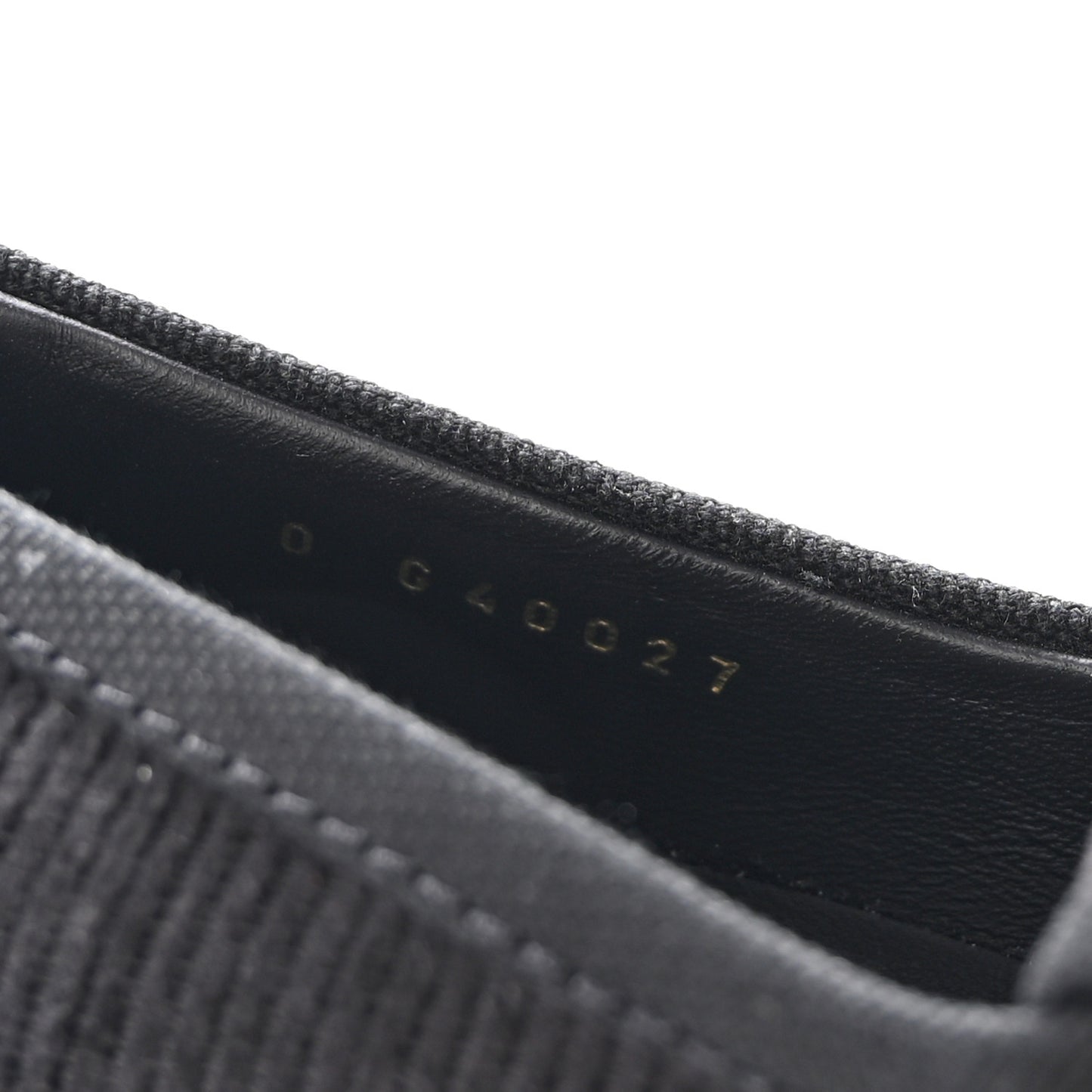 Corduroy Quilted CC Turnlock Loafers 36 Black