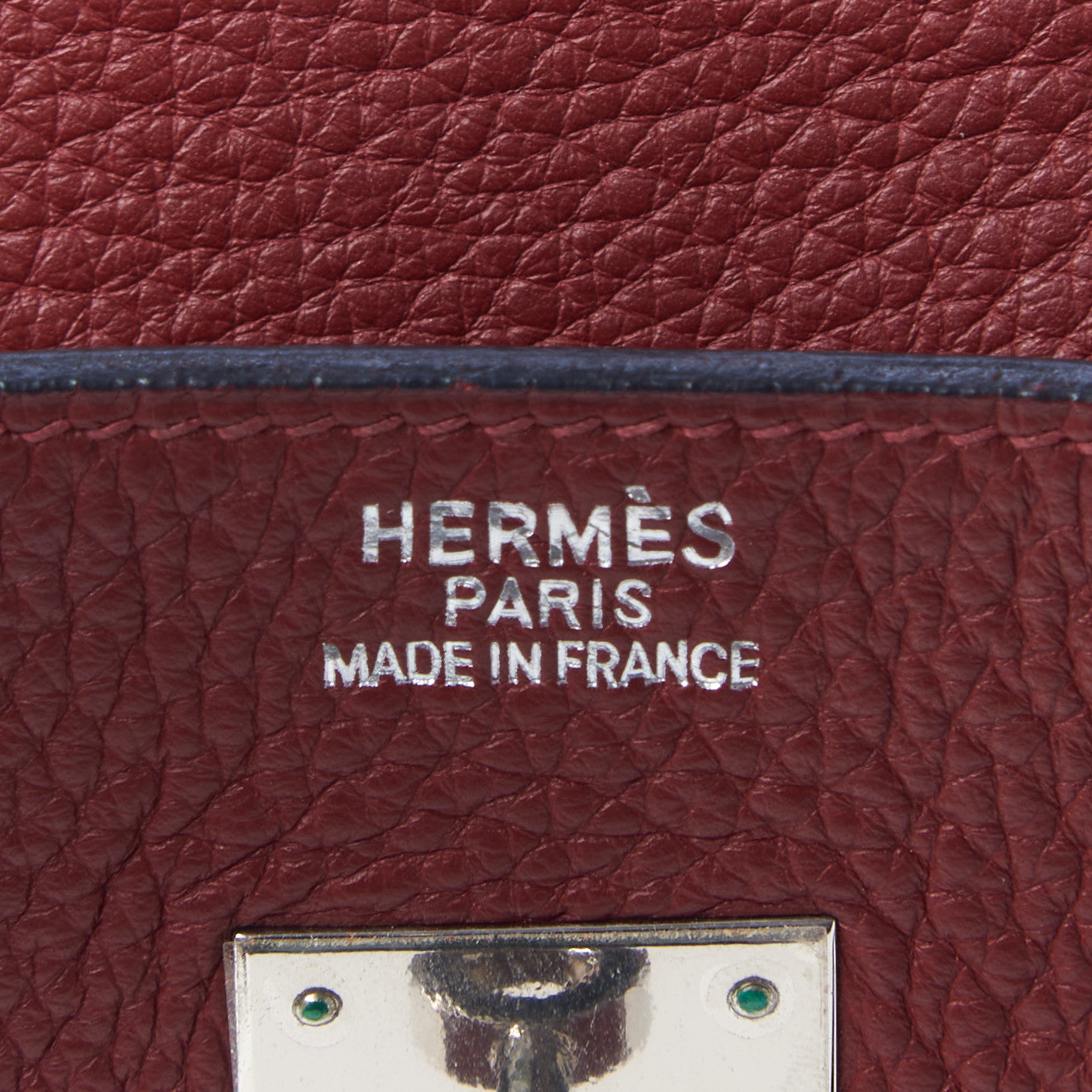 Hermes Taurillon Clemence Birkin 35 Rouge H 23 of 30