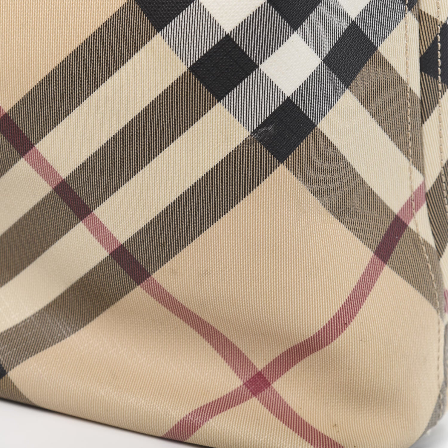 Burberry Supernova Check Tote Black 13 of 15