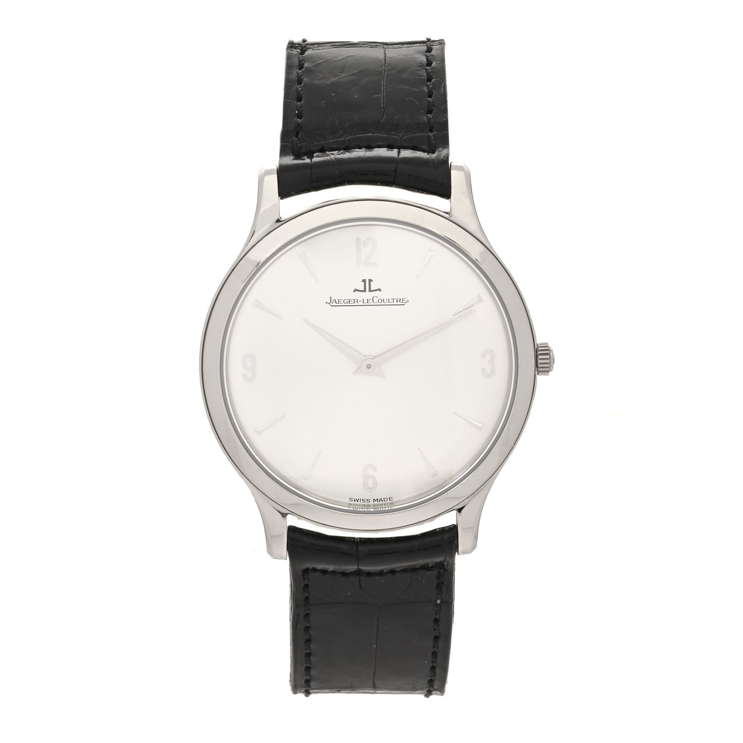 Stainless Steel Alligator 34mm Master Ultra Thin Manual Winding Watch 145.8.79