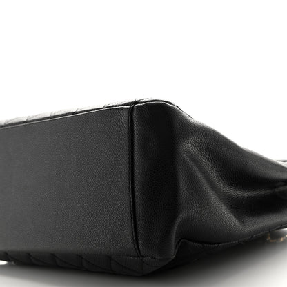 Chanel Caviar Quilted Grand Shopping Tote GST Black 9 of 10