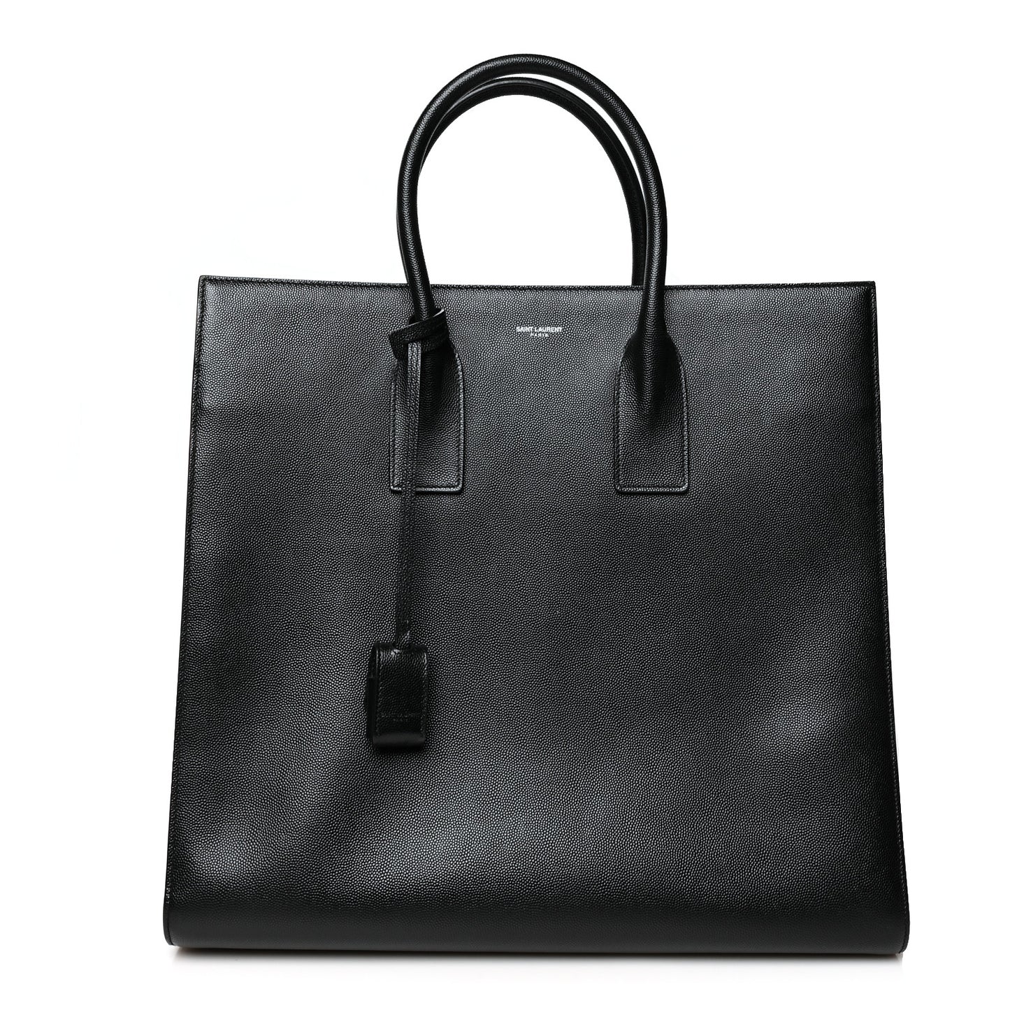 Grain de Poudre Medium Museum Tote Black