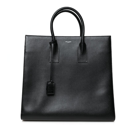 Saint Laurent Grain de Poudre Medium Museum Tote Black 1 of 9