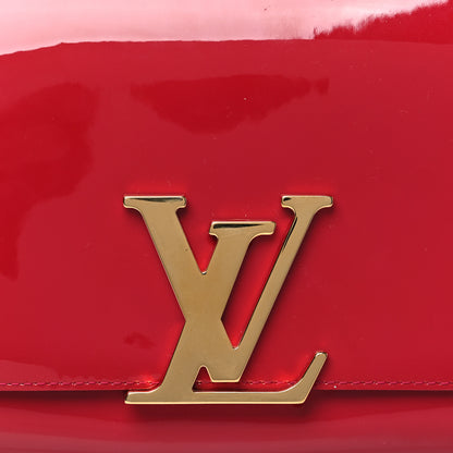 Louis Vuitton Patent Louise Clutch Rose Indien 7 of 7